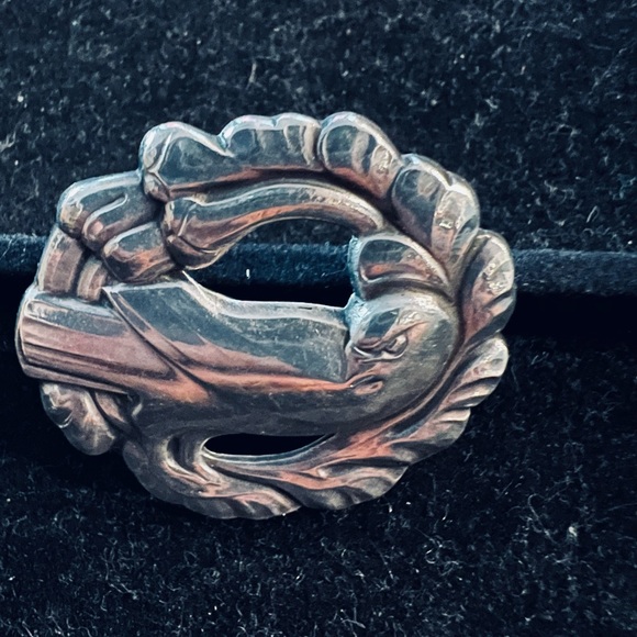 George Jensen Modernest sterling bird pin - Picture 4 of 5